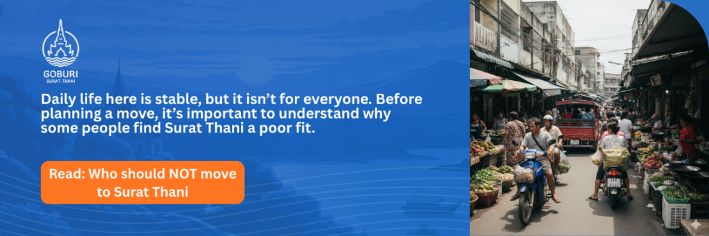 Daily life in surat thani - Read next for the right people who will fit in