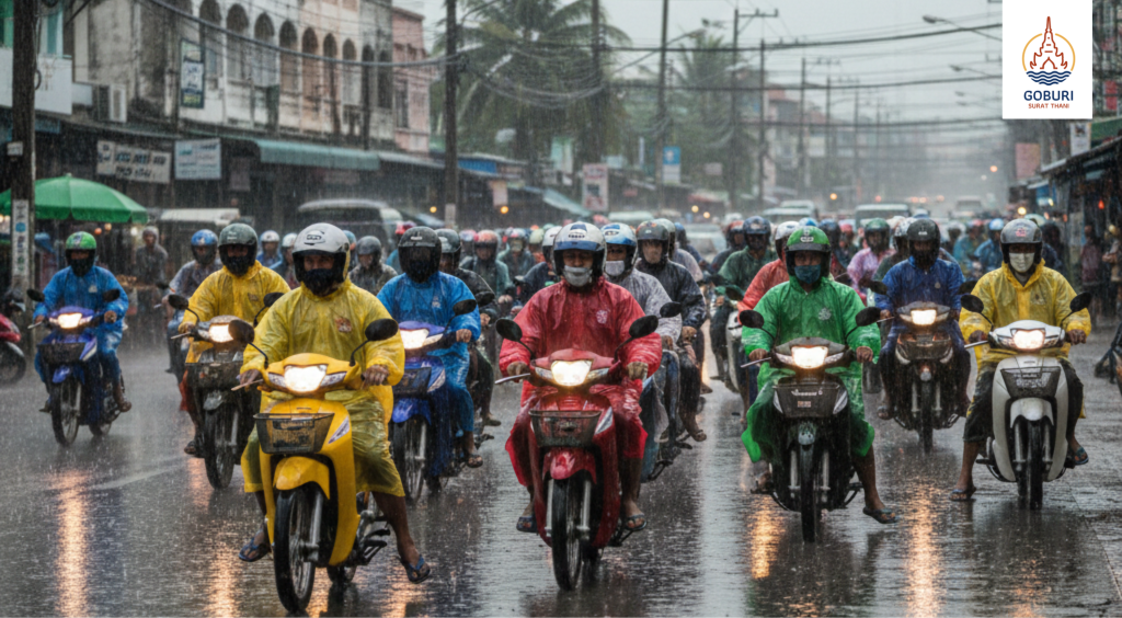 Clothing Recommendations for Rainy Season - surat thani weather